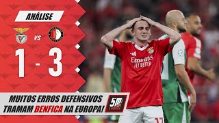 🔴 BENFICA 13 FEYENOORD 🔴 Análise Erros defensivos ditam derrota do Benfica na Liga dos Campeões [upl. by Oralie473]