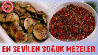 Lokantalarda İkram Edilen 2 Muhteşem Salata Tarifi😋 Soğuk Mezeler ve Salatalar Salatalık Mezesi Ezme [upl. by Holli]