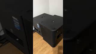 Yamaha dxs15 vs QSC ks118 powered subwoofer [upl. by Yekciv]