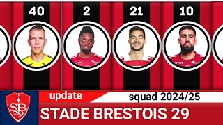 STADE BRESTOIS 29 Full Squad For Season 202425  Stade Brestois  COMPARISON [upl. by Adnohsar]