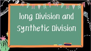 Polynomial Long Division vs Synthetic Division Which Method to UseKhan Academy [upl. by Kruter]