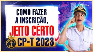 CPT 2023 Inscrições ABERTAS  Saiba como fazer se inscrever no Concurso da Marinha [upl. by Eyllom]