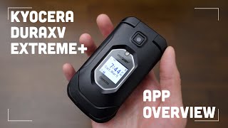 Kyocera DuraXV Extreme App Overview [upl. by Yngiram]