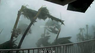 Hurricane Dorian 2019 Category 5 footage 185mph295kmh Marsh Harbour Abaco Bahamas [upl. by Zweig368]