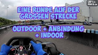 RS Kartcenter Bispingen  1 Runde Outdoor  Indoor  Anbindung [upl. by Belldas]