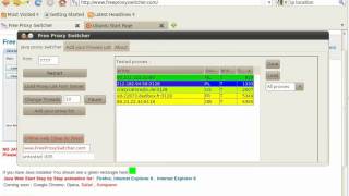 Linux Free Proxy Switcher Firefox [upl. by Arikihs]
