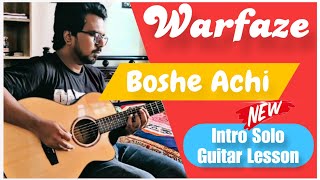 Warfaze  Boshe Achi Eka Solo Lesson  Pritthy G  warfaze [upl. by Ree635]