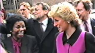 Princess Diana visits Henry Street Settlement [upl. by Corene624]