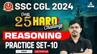 SSC CGL 2024  SSC CGL Reasoning Classes By Vinay Tiwari  CGL Reasoning Practice Set 10 [upl. by Trenton]