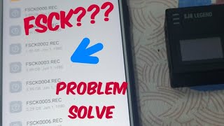 FSCK SD CARD PROBLEM SOLVE [upl. by Ramsey]