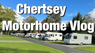 Chertsey Camping amp Caravan Club Motorhome Vlog CRAZY WEATHER [upl. by Klarrisa198]