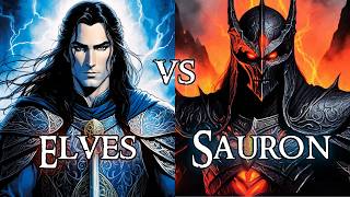 Elves vs Sauron Explained In 25 Minutes  Lord of the Rings  Middle Earth Lore [upl. by Jehiel622]