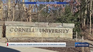 Cornell cancels December graduation finals moved to online due to Omicron variant detection [upl. by Eveleen]