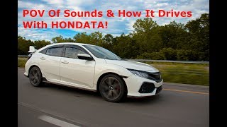 POV of 2017 CVT Honda Civic Sport Hatchback Sound of exhaust [upl. by Hurff]