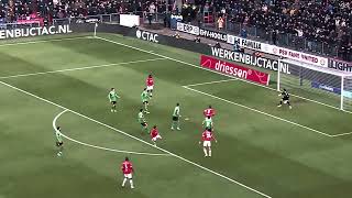 Sergino Dest vs PEC Zwolle 1 Assist [upl. by Aihn494]