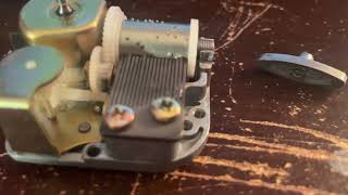 Sankyo Music box playing Amazing grace [upl. by Omsoc471]