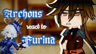 Genshin Archons React To Furina  ANGST  Genshin Impact GCRV [upl. by Aicilla]