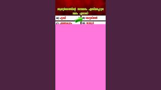 GK MalayalamGeneral Knowledge Daily GK Video someinformation interestinggk gkquiz shorts [upl. by Erialb880]