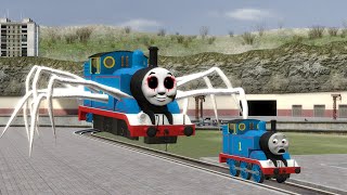 Building a Thomas Train Chased By Cursed Thomas and FriendsThomas The Train Attack in Garrys Mod [upl. by Season]