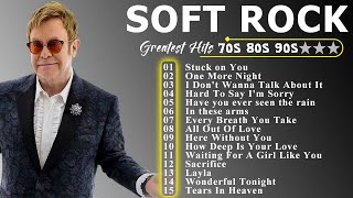 Soft Rock Hits 70s 80s 90s  Lionel Richie Rod Stewart Phil Collins Bee Gees Lobo [upl. by Sacci]