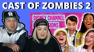 ZOMBIES 2 Cast Does Disney Channel Impressions  COUPLE REACTION VIDEO [upl. by Goerke]