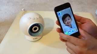 How To Setup DLink WiFi Baby Camera DCS825L [upl. by Nylehtak]