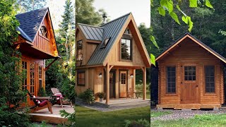 Tiny house design small cottages log cabins  Tiny house log cabin style  small house design house [upl. by Nyliram]