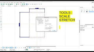 Scale or Resize an Object Very Simple  Librecad Tutorial [upl. by Atiker]