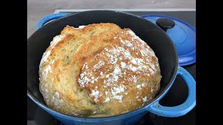 1 Tasse 1 Topf 1 Rezept dass du nie vergessen wirst Brot ohne kneten [upl. by Edlihtam]