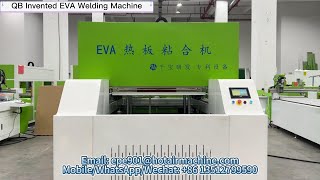 EVA Foam Sheet Crosslinked Welding Machine  EPE Foam Hot Plate Bonding Machine epemachinery [upl. by Bertle]