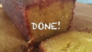 AMAZING GLUTENFREE LEMON ALMOND AND POLENTA CAKE  TinykitchenUK [upl. by Boucher794]