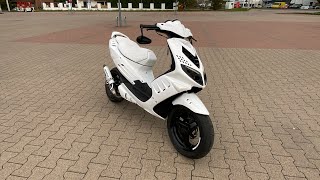 Peugeot Speedfight 2 70cc Malossi Mhr Replica  Doppler S3r exhaust [upl. by Frederick143]