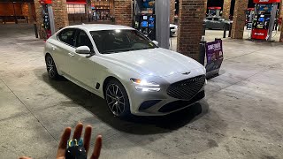 2025 Genesis G70 Late Night Highway POV [upl. by Miuqaoj]