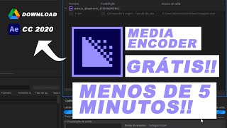 Link Google drive Como INSTALAR o ADOBE MEDIA ENCODER After CC2020 [upl. by Demetri]