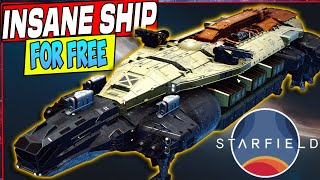 Starfield  Insane Class B Ship Valatine For Free  Best Class B Stats And Unqiue Beautiful Design [upl. by Rodavlas]