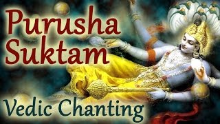 Vedic Chants  Purusha Suktam by 21 Brahmins  Vedic Hymns [upl. by Newkirk620]