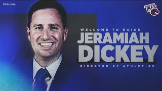 Boise State introduces new Athletic Director Jeramiah Dickey [upl. by Gae]