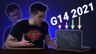 Обзор ASUS ROG Zephyrus G14 2021 ВОСТОРГ без вауфактора  Root Nation [upl. by Anaujait]