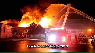 3 alarm school fire in PA 7182018 [upl. by Georas152]