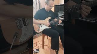 short 1  Sunday morning C Ionian jam practice on Fender strat with suhr DSH and Zoom ms50g plus [upl. by Daegal633]