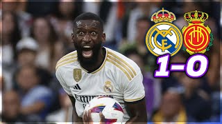 RUDIGER SAUVE UN MAUVAIS REAL MADRID  Résumé Real Madrid 10 Majorque [upl. by Cathryn]