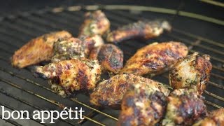 How to Grill Flavorful Marinated Chicken Wings [upl. by Maloy435]