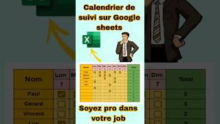 calendrier de suivi sur Google sheets attendance google formgoogle form attendance [upl. by Ssenav]