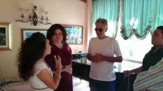 Cantantes líricos de Nicaragua comparten con Andrea Bocelli [upl. by Arretak873]