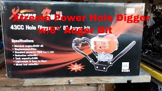 Tool Review  Unboxing the 8quot Xtreme Power Auger part 1 [upl. by Maxia]