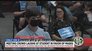 Student mocked by adults for sharing his personal Covid19 experience at school board meeting [upl. by Yoj]