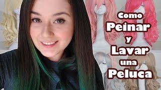 Cosplay  Como Peinar Desenredar y Lavar una Peluca  Serie 1 [upl. by Eudosia]