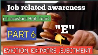 Job related awareness  Court terms jr assistant high court jampk  part 6 [upl. by Alitta]