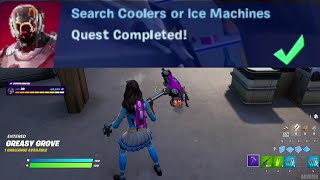 Search Coolers or Ice Machines  Fortnite [upl. by Eidod]