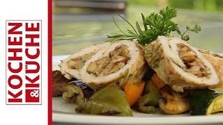 Putenroulade grillen  Kochen und Küche [upl. by Edrock]